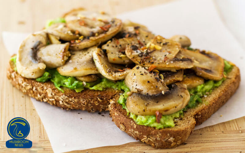 آموزش آشپزی با قارچ - ویدیوی طرز تهیه ساندویچ قارچ و سیر - غذای گیاهی