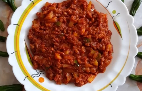 آموزش آشپزی با قارچ - طرز تهیه خوراک قارچ و سویا - غذای گیاهی