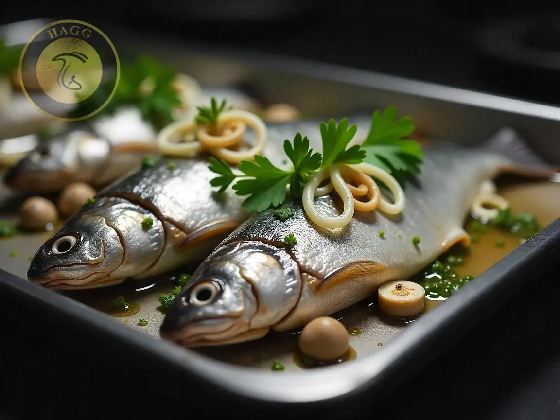 طرز تهیه خوراک ماهی با کاری و قارچ - غذای دریایی.طرز تهیه انواع خوراک ماهی با قارچ