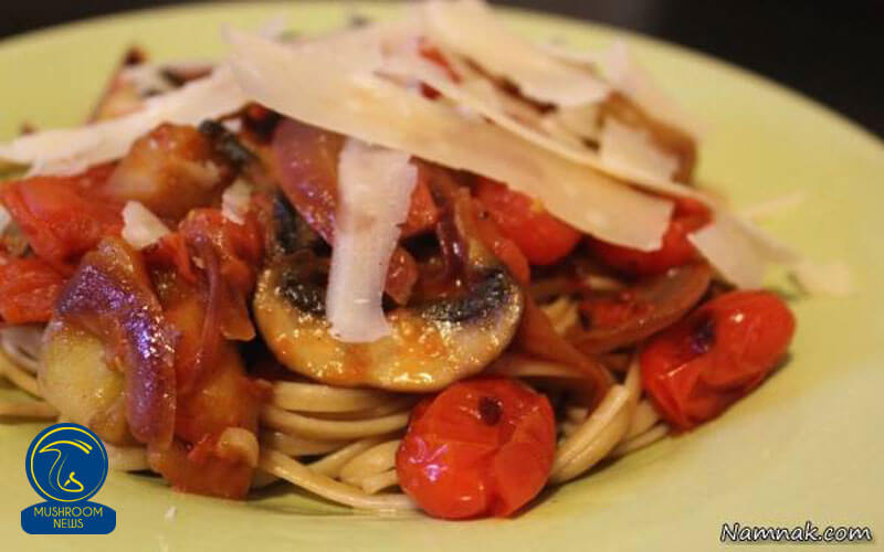 آموزش آشپزی با قارچ - طرز تهیه پاستا فتوچینی با قارچ - غذای گیاهی
