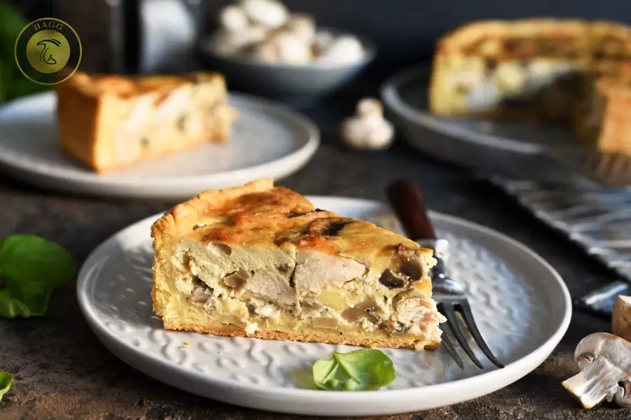طرز تهیه کیک مرغ و قارچ