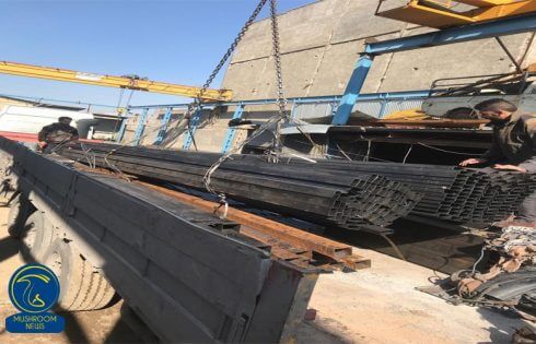 بارگیری و ارسال اولین محموله از کمک‌های اعضای امناء و انجمن پرورش‌دهندگان قارچ کشور