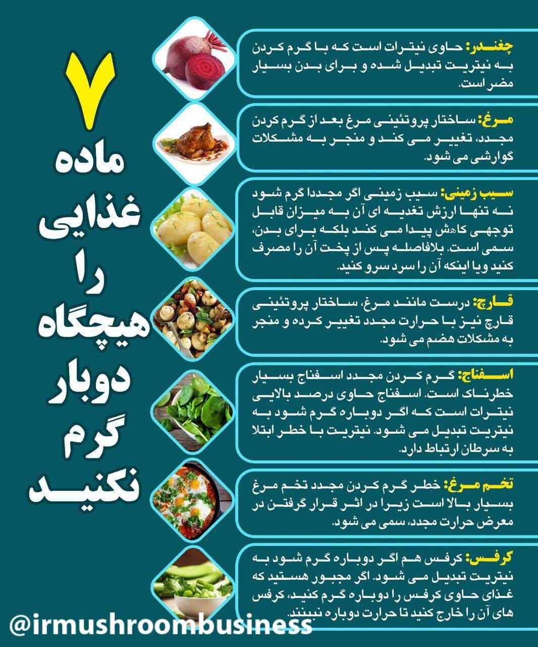 غذار را چند بار میشود گرم کرد؟ گرم کردن دوباره این مواد غذایی ممنوع است