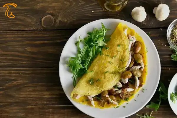 املت مرغ و قارچ