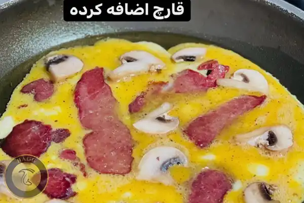 اضافه کردن قارچ به املت