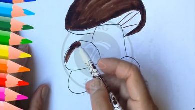 چطور برای کودکان نقاشی قارچ بکشیم؟