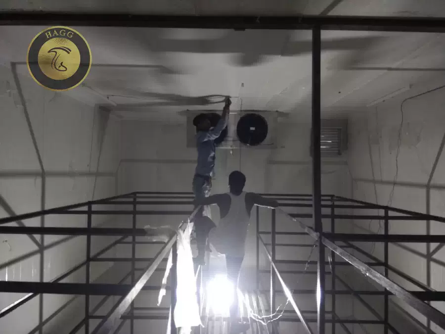 قفسه بندی سالن کشت قارچ