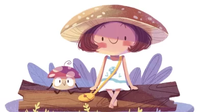 کارتون یا انیمیشن دختر قارچ چین به همراه آهنگ شاد و زیبا برای کودکان
