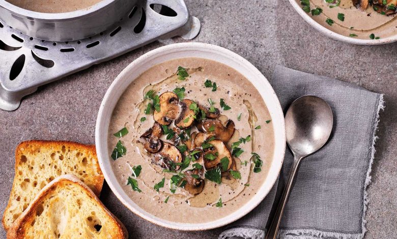 آموزش آشپزی: سوپ قارچ رستورانی خوشمزه و مجلسی با شیر