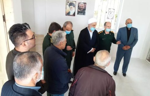 بازدید فرماندار، فرمانده سپاه و رئیس اداره تعاون، کار و رفاه اجتماعی شهرستان املش