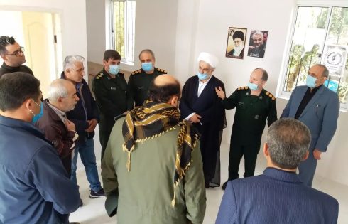 بازدید فرماندار، فرمانده سپاه و رئیس اداره تعاون، کار و رفاه اجتماعی شهرستان املش