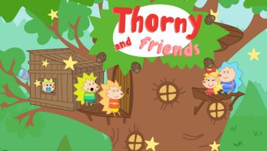 کارتون Thorny And Friends چیدن قارچ
