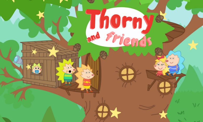 کارتون Thorny And Friends چیدن قارچ