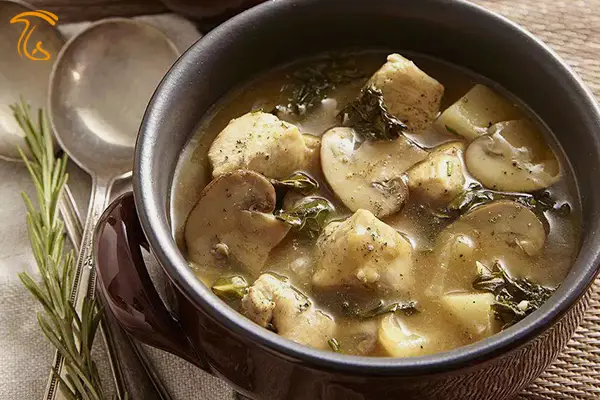 سوپ شلغم و قارچ