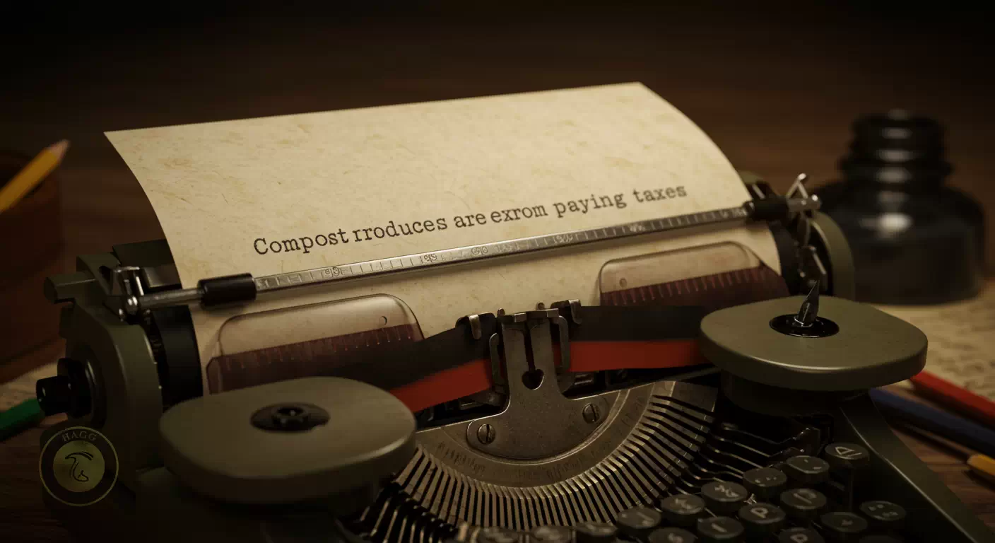 عکس مربوط به تولید کنندگان کمپوست از پرداخت مالیات معاف هستند