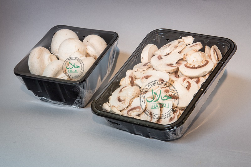 عکسی است از عرضه محصولات غذایی با گواهینامه Halal