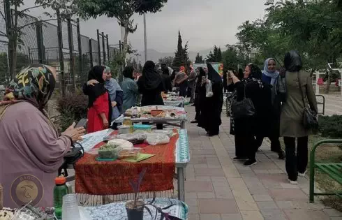 عکس مربوط به شرکت کنندگان مسابقه آشپزی قارچ ۱۴۰۲ است