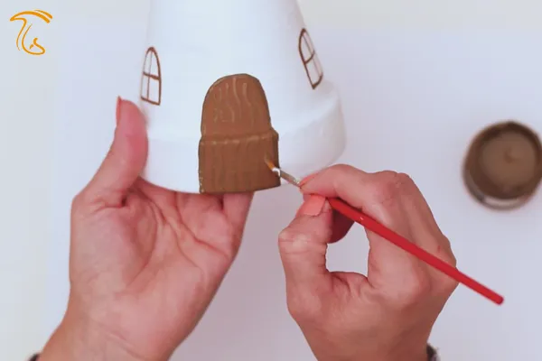 طراحی کاردستی کلبه ی قارچی