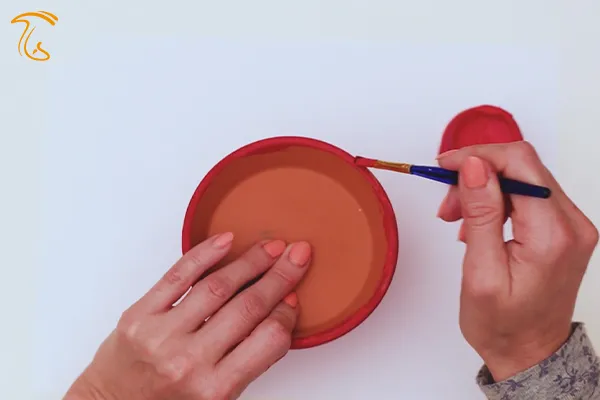 کاردستی با بشقاب