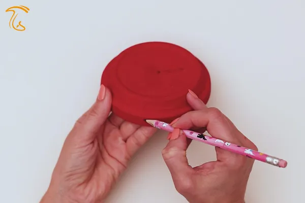 کاردستی ساده با بشقاب و گلدون