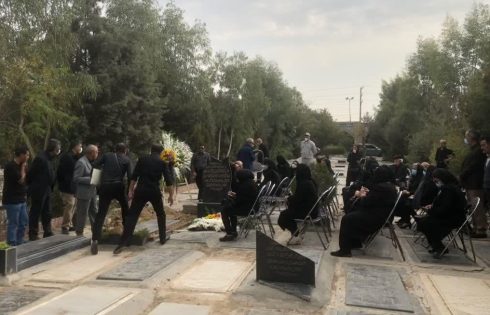خاکسپاری مرحوم آرش افشار