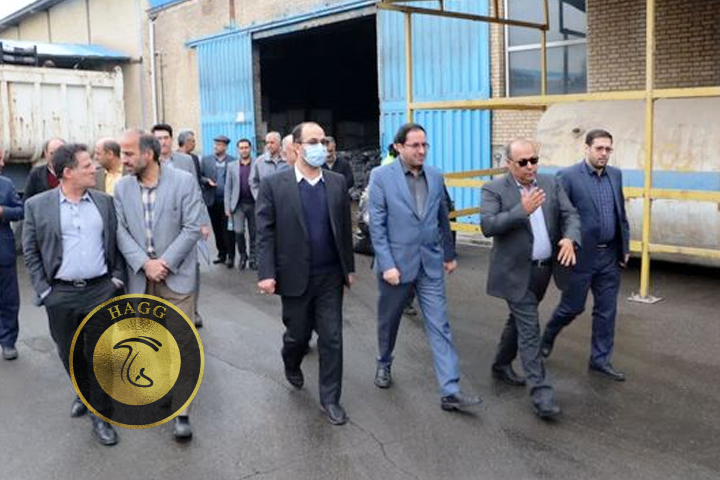بازدید بازرس کل استان قزوین از واحد تولید کمپوست کشت و صنعت قارچ رامند مجار