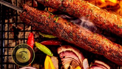 پخت کباب با مامو: گوشت گیاهی قارچ بنیاد