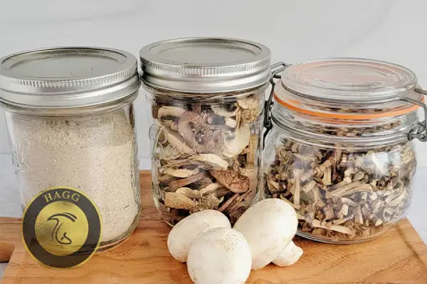 قارچ خشک بخشی از صنایع تبدیلی قارچ است