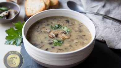 سوپ قارچ برای درمان سرماخوردگی