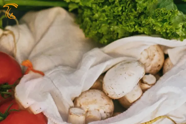 قارچ در کیسه‌های پنبه ای