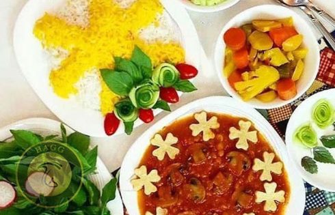 خورشت قیمه با قارچ