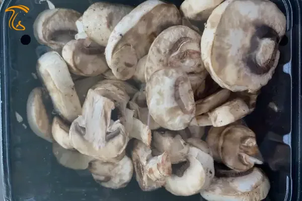 قارچ خراب شده و لزج شده که احتمالا بوی ماهی میدهد