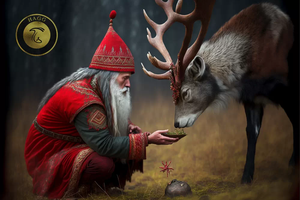 شمن های منطقه سیبری که ظاهر بابانوئل از آنها الهام گرفته شده است
