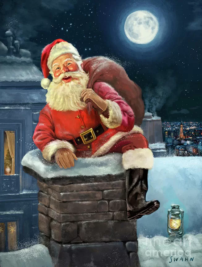 در داستان ها معمولا بابانوئل از دودکش وارد خانه میشود