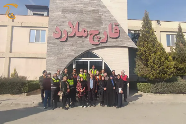 بازدید شرکت کنندگان دوره آموزشی پرورش صنعتی قارچ از کارخانه قارچ ملارد