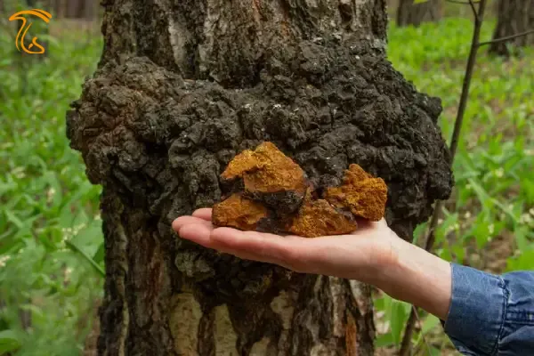 قارچ جنگلی خوراکی چاگا