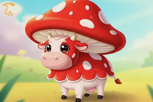 قصه گاو و قارچ برای کودکان شجاع سرزمینم