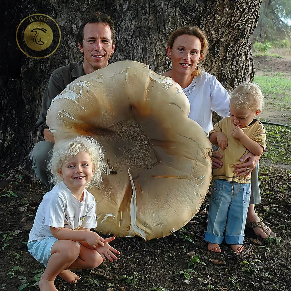 اندازه کلاهک قارچ ترمیتومایسس تیتانیکوس (Termitomyces titanicus) می تواند به بیش از یک متر برسد