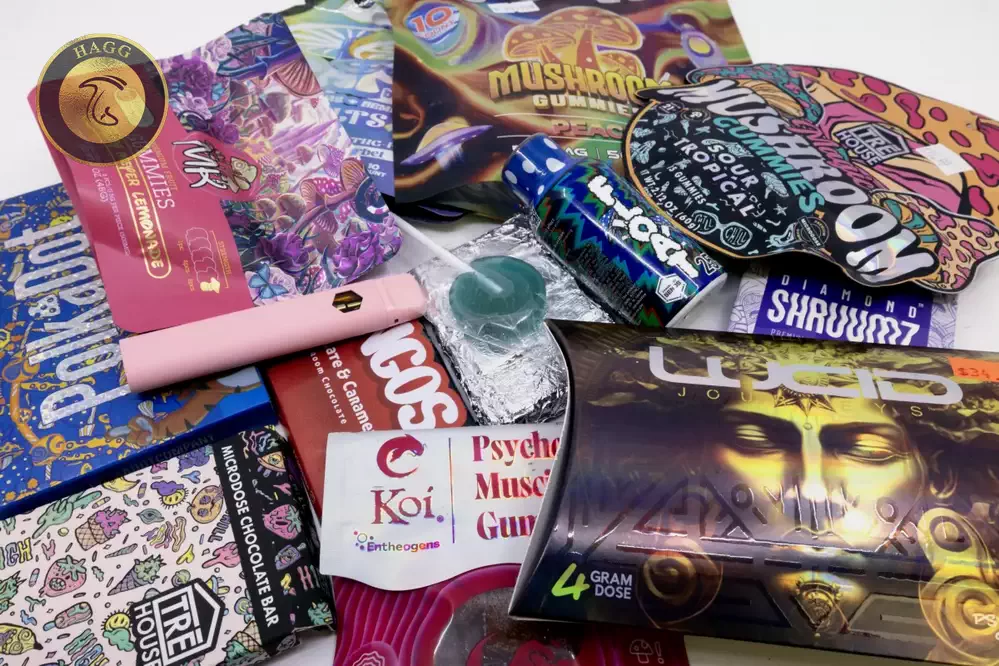 انواع خوراکی های قارچ جادویی موجود در بازار