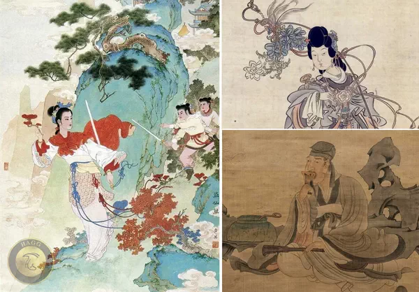 نمونه هایی از حضور قارچ گانودرما در آثار هنری تاریخی شرق آسیا - تاریخچه قارچ گانودرما