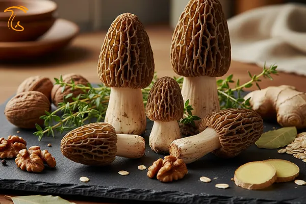 از خواص قارچ مورل میتوان کمک به عضله سازی نام برد