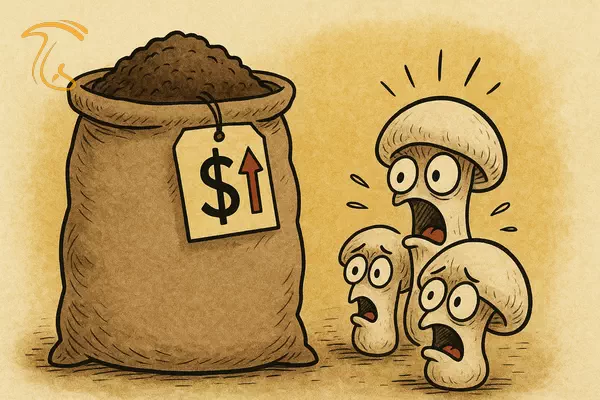 افزایش قیمت کمپوست در نتیجه کمبود مواد اولیه