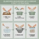 بلانچ قارچ. آموزش بلانچ کردن قارچ