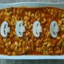 آموزش آشپزی با قارچ - غذای گیاهی - طرز تهیه خوراک لوبیا سفید با قارچ