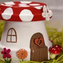 کاردستی ساخت خانه قارچی. کاردستی خانه ساده