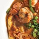 آموزش آشپزی با قارچ طرز تهیه خوراک میگو با قارچ و سیب زمینی