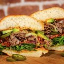 آموزش آشپزی با قارچ - طرز تهیه ساندویچ رست بیف گوشت و قارچ