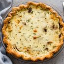 آموزش آشپزی با قارچ - طرز تهیه پای سیب زمینی و قارچ