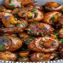 آموزش آشپزی با قارچ - طرز تهیه خوراک قارچ کاراملی