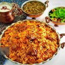 آموزش آشپزی با قارچ - طرز تهیه لوبیا پلو با قارچ